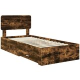  Konstrukcija postelje Dimljeni oreh 90 x 200 cm Konstruiran les, (5000102739) | Shoptok.si