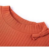  Dječja majica s dugim rukavima tamnonarančasta 116 | shoptok.hr
