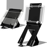 R-GO Tools r-go riser duo, stojala za tablične računalnike in stojala za prenosne računalnike, nastavljiv, črna riser duo stojalo za prenosni računalnik nastavljiv po višini, (20519018) Cene
