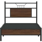 vidaXL Okvir kreveta bez madraca smeđa boja hrasta 80x200 cm drveni | shoptok.hr