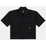 Dickies WORK SHIRT CROPPED SS Crna