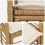  Zunanja ljubezenska sedežna garnitura 2 pcs poli ratan, (5000240761) | Shoptok.si