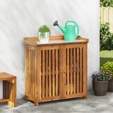 vidaXL Vrtna omara Rjava 78 x 36.5 x 78cm Trden akacijev les Cene