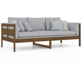  Dnevna postelja medeno rjava trdna borovina 90x200 cm, (20601205) | Shoptok.si