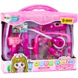  Medicinski set Little Doctor sa zvučnim i svijetlosnim efektima - rozi | Shoptok.si
