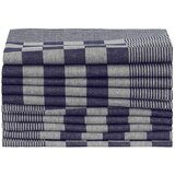  Kuhinjske krpe 10 kom plavo-bijele 50 x 70 cm pamučne | shoptok.hr