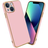 Cadorabo Ohišje, združljiv z Apple v sijajnem roza barvi - Zaščitni pokrov iz fleksibilnega silikona TPU in z zaščito pred kamero, (20603748) Cene