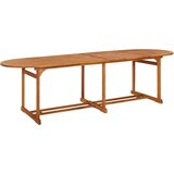 vidaXL Vrtna jedilna miza 280x90x75 cm trden akacijev les Cene