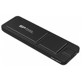 SiliconPower portable ssd 512GB, PX10, usb 3.2 gen 2 type-c, read/write up to 1050MB/s, black cene