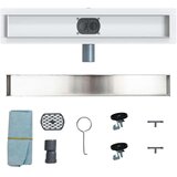 Tuš odtok 2-v-1 z 360° sifonom srebrna 50 cm, (5000112465) | Shoptok.si