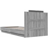  Okvir za krevet s uzglavljem boja hrasta 90x200 cm drveni | shoptok.hr