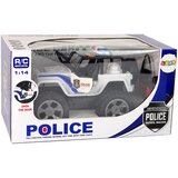  Auto na daljinsko upravljanje JEEP Police Patrol - bijeli | shoptok.hr