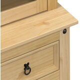  Vitrina sa staklom Corona 100 x 48,5 x 179 cm masivna borovina | shoptok.hr