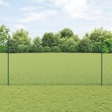 vidaXL ograjniki 5 kosov U-kanal Zelena 160 cm Jeklo, šesterokotna ograja Zelena 1,6x10 m Jeklo Cene