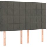  Okvir za krevet bez madraca tamnosivi 140 x 190 cm baršunasti | shoptok.hr