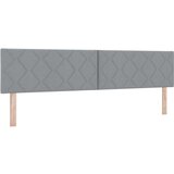 vidaXL Krevet s opružnom podlogom i madracem svjetlosive boje 200x200 cm tkanina | shoptok.hr
