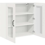 vidaXL Stenska kuhinjska omarica Visok sijaj bela 80 x 31 x 80 cm | Shoptok.si