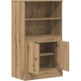  Visoka komoda boja hrasta 60x35,5x103,5 cm konstruirano drvo | shoptok.hr