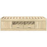  Dnevni krevet s ladicama bez madraca boja hrasta 100x200 cm | shoptok.hr