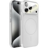 AVIZAR Trd MagSafe ovitek za iPhone 15 Pro Max z zaščito kamere, Srebrna, (5000275435) | Shoptok.si