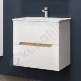 Kupatislki ormarić 65cm bijela visoki sjaj CAPRI
