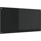  Kuhinjski zid Crna 120 x 60 cm Staklo otporno na udarce | shoptok.hr