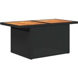 vidaXL 9-dijelni set vrtnih sofa s jastucima crni od poliratana | shoptok.hr