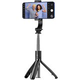 Blue Star Bluetooth selfie palica za pametne telefone s stativom in brezžičnim daljinskim upravljalnikom, Črna, (5000191736) | Shoptok.si