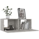 TV ormarići 4 kom boja betona 80 x 30 x 30 cm konstruirano drvo | shoptok.hr