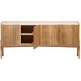 Woodman Nizka komoda v hrastovem dekorju v naravni barvi 177x42 cm Bottrup – | Shoptok.si