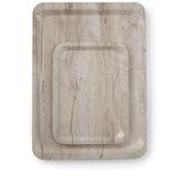 Amer Box tacna za posluživanje s uzorkom drveta od melamina, svetlo drvo, 240x340mm Cene