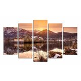 Wallity Slike v kompletu 5 kos Winter Sunset - Wallity | Shoptok.si