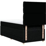  Box spring krevet s madracem crni 80 x 200 cm od tkanine | shoptok.hr