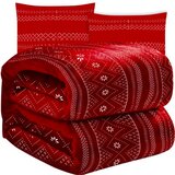 Ruhhy mekana deka 1.6x2m + 2x jastučnice, crvena Cijene