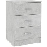 Furnova Nočna omarica betonsko siva 38x35x56 cm iverna plošča, (21927064) | Shoptok.si