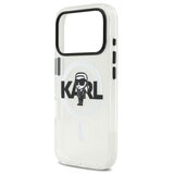 Karl Lagerfeld Ovitek IML Karl Sketch Logo MagSafe za iPhone 17 Pro, prozoren, (5000265924) Cene