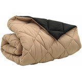  Zimska pokrivača Crna i taupe 200 x 240 cm Mikrovlakna | shoptok.hr