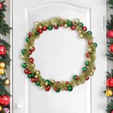 vidaXL Garland od božićnih kuglica Šareni 186 cm Polistiren | shoptok.hr