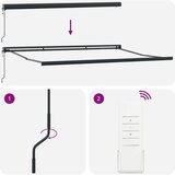 Tenda na automatsko uvlačenje bordo 450 x 300 cm | shoptok.hr