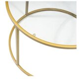Hanah home berlin - gold 60 gold coffee table | ePonuda.com