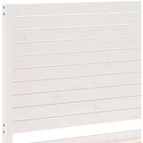 vidaXL Daljši posteljni okvir brez vzmetnice bel 90x210 cm trden les | Shoptok.si