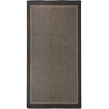 vidaXL Zunanja preproga ploščato tkanje 100x200 cm temno rjava, (20668739) Cene