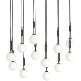 Open Design OR85464 - Luster na sajli ERO 12xG9/8W/230V crna | Eponuda.com