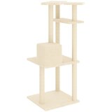  Penjalica za mačke sa stupovima za grebanje krem 123 cm | shoptok.hr