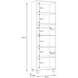 Hom`in Vitrina Poole, Bela | Shoptok.si