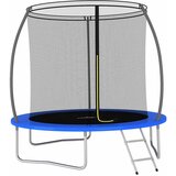 vidaXL Trampolin komplet okrogel 244x55 cm 100 kg | Shoptok.si