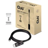 USB Priključni kabel [1x USB 3.1 muški konektor AC - 1x Muški konektor DisplayPort] 1.8 m Crna
