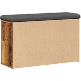 vidaXL Klupa za cipele staro drvo 82x32x50 cm konstruirano drvo | shoptok.hr