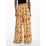 Desigual Hlače rumena / svetlo siva / merlot / črna | Shoptok.si