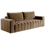 ELTAP Svjetlo smeđa baršunasti sklopiva/s prostorom za odlaganje sofa 247 cm Lazaro – | shoptok.hr